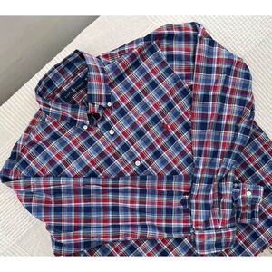 polo ralph lauren Mens‎ plaid button down Size Medium